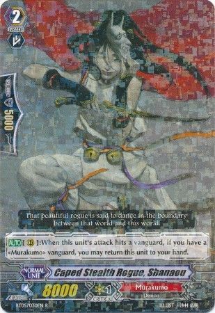 Caped Stealth Rogue Shanaou BT05 030EN Rare R Caped Stealth Rogue Shanaou BT05 030EN Rare R