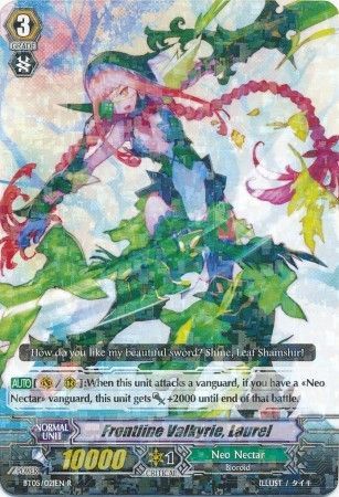 Frontline Valkyrie Laurel BT05 021EN Rare R Frontline Valkyrie Laurel BT05 021EN Rare R
