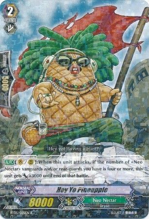 Hey Yo Pineapple BT05 025EN Rare R Hey Yo Pineapple BT05 025EN Rare R