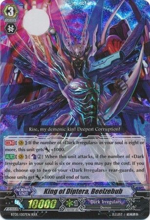 King of Diptera Beelzebub BT05 007EN Triple Rare RRR Vol 5 Awakening of Twin Blades Singles King of Diptera Beelzebub BT05 007EN Triple Rare RRR Vol 5 Awakening of Twin Blades Singles