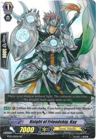 Knight of Friendship Kay BT05 015EN Double Rare RR Knight of Friendship Kay BT05 015EN Double Rare RR