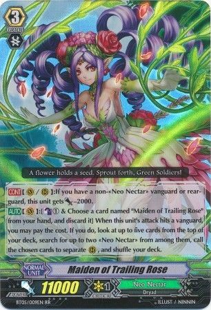 Maiden of Trailing Rose BT05 009EN Double Rare RR Vol 5 Awakening of Twin Blades Singles Maiden of Trailing Rose BT05 009EN Double Rare RR Vol 5 Awakening of Twin Blades Singles