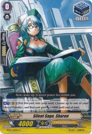 Silent Sage Sharon BT05 065EN Common C Vol 5 Awakening of Twin Blades Singles Silent Sage Sharon BT05 065EN Common C Vol 5 Awakening of Twin Blades Singles