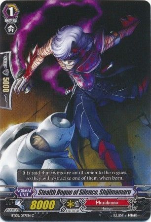 Stealth Rogue of Silence Shijimamaru BT05 057EN Common C Vol 5 Awakening of Twin Blades Singles Stealth Rogue of Silence Shijimamaru BT05 057EN Common C Vol 5 Awakening of Twin Blades Singles