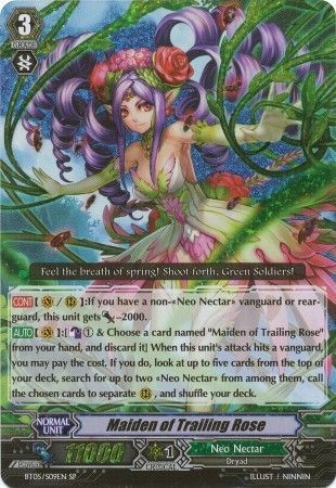 Maiden of Trailing Rose BT05 S09EN Special Parallel SP Maiden of Trailing Rose BT05 S09EN Special Parallel SP