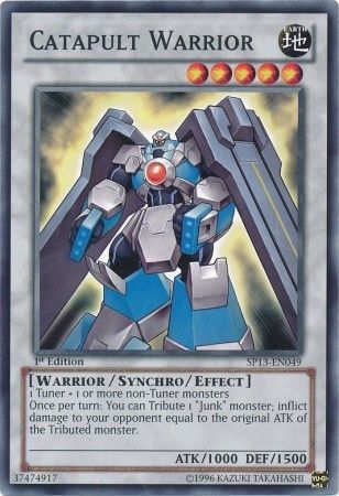 Catapult Warrior SP13 EN049 Common 1st Edition Catapult Warrior SP13 EN049 Common 1st Edition