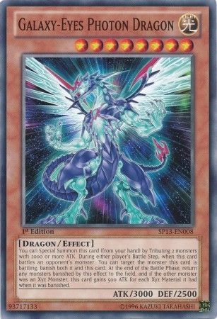 Galaxy Eyes Photon Dragon SP13 EN008 Common 1st Edition Galaxy Eyes Photon Dragon SP13 EN008 Common 1st Edition