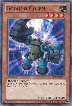 Gogogo Golem SP13 EN003 Common 1st Edition Star Pack 2013 1st Edition Singles Gogogo Golem SP13 EN003 Common 1st Edition Star Pack 2013 1st Edition Singles