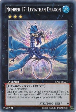 Number 17 Leviathan Dragon SP13 EN023 Common 1st Edition Number 17 Leviathan Dragon SP13 EN023 Common 1st Edition