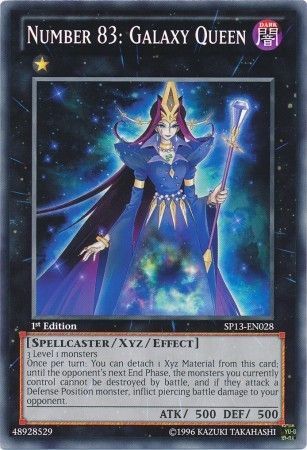 NUMBER 83: GALAXY QUEEN SP13-EN028 1st EDITION 2013 SERIES COMMON YTCG