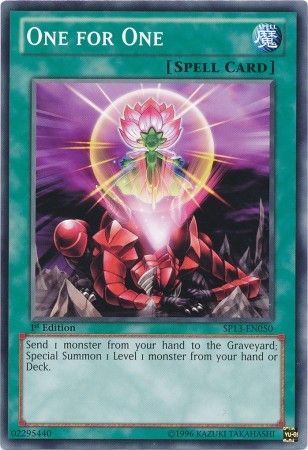 ONE FOR ONE SP13-EN050 1st EDITION 2013 SERIES COMMON YTCG
