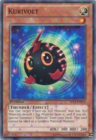 Kurivolt SP13 EN013 Starfoil Rare 1st Edition Star Pack 2013 1st Edition Starfoil Singles Kurivolt SP13 EN013 Starfoil Rare 1st Edition Star Pack 2013 1st Edition Starfoil Singles