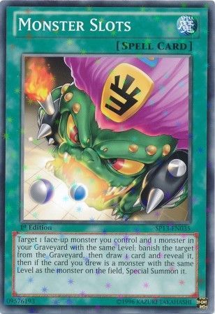 Monster Slots SP13 EN035 Starfoil Rare 1st Edition Monster Slots SP13 EN035 Starfoil Rare 1st Edition