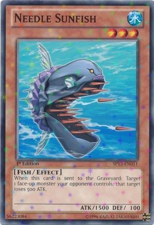NEEDLE SUNFISH SP13-EN011 1st EDITION 2013 SERIES STARFOIL RARE YTCG