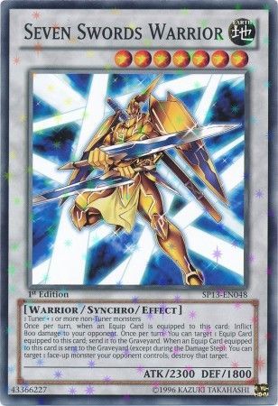 Seven Swords Warrior SP13 EN048 Starfoil Rare 1st Edition Seven Swords Warrior SP13 EN048 Starfoil Rare 1st Edition