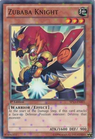 Zubaba Knight SP13 EN001 Starfoil Rare 1st Edition Star Pack 2013 1st Edition Starfoil Singles Zubaba Knight SP13 EN001 Starfoil Rare 1st Edition Star Pack 2013 1st Edition Starfoil Singles