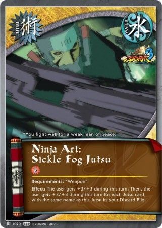 ninja art sickle fog jutsu evo trollandtoad ninja art sickle fog jutsu 1020 common