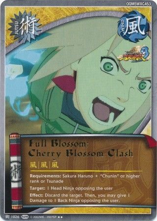 Full Blossom Cherry Blossom Clash 1026 Rare Naruto Ultimate Ninja Storm 3 Full Blossom Cherry Blossom Clash 1026 Rare Naruto Ultimate Ninja Storm 3