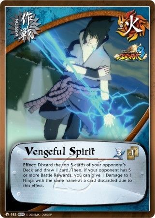 Vengeful Spirit 983 Common Naruto Ultimate Ninja Storm 3 Vengeful Spirit 983 Common Naruto Ultimate Ninja Storm 3