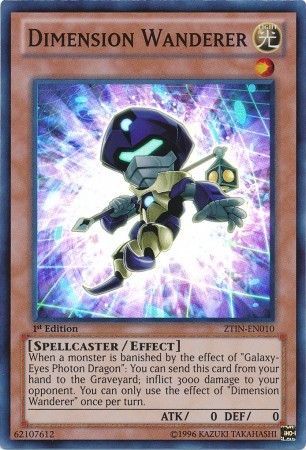 DIMENSION WANDERER ZTIN-EN010 1st EDITION 2013 SERIES SUPER RARE YTCG