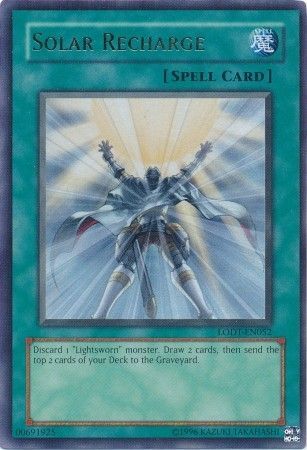 Solar Recharge LODT EN052 Ultra Rare Crimped Top Border Solar Recharge LODT EN052 Ultra Rare Crimped Top Border