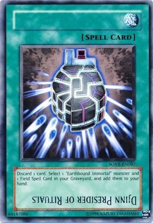 Earthbound Revival SOVR EN087 Rare Misnamed Djinn Presider Of Rituals Yu Gi Oh Misprints Earthbound Revival SOVR EN087 Rare Misnamed Djinn Presider Of Rituals Yu Gi Oh Misprints