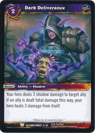 Dark Deliverance Alliance Priest 2 24 Common Dark Deliverance Alliance Priest 2 24 Common