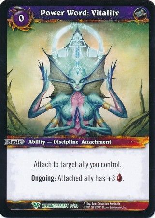 Power Word Vitality Alliance Priest 5 24 Uncommon Power Word Vitality Alliance Priest 5 24 Uncommon