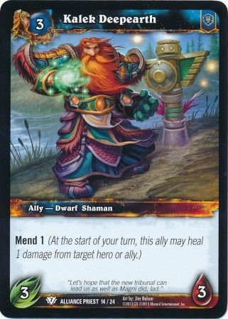 Kalek Deepearth Alliance Priest 14 24 Common Kalek Deepearth Alliance Priest 14 24 Common