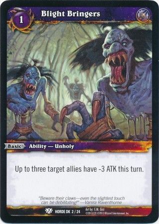 Blight Bringers Horde DK 2 24 Common Blight Bringers Horde DK 2 24 Common