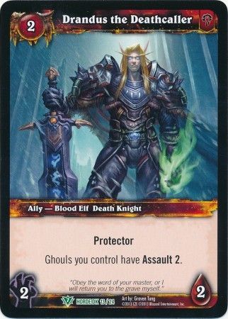 Drandus the Deathcaller Horde DK 13 24 Uncommon Drandus the Deathcaller Horde DK 13 24 Uncommon