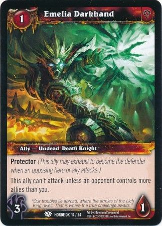 Emelia Darkhand Horde DK 14 24 Common Emelia Darkhand Horde DK 14 24 Common