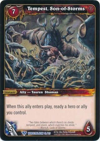 Tempest Son of Storms Horde Paladin 19 25 Rare Tempest Son of Storms Horde Paladin 19 25 Rare