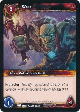 Wrex Horde Paladin 20 25 Common Wrex Horde Paladin 20 25 Common
