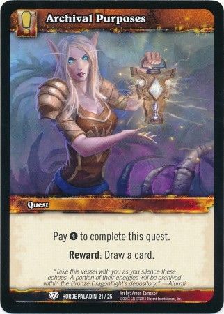 Archival Purposes Horde Paladin 21 25 Common Archival Purposes Horde Paladin 21 25 Common