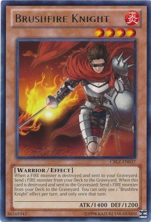 Brushfire Knight CBLZ EN037 Rare Unlimited Cosmo Blazer Unlimited Singles Brushfire Knight CBLZ EN037 Rare Unlimited Cosmo Blazer Unlimited Singles