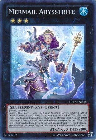 Mermail Abysstrite CBLZ EN050 Super Rare Unlimited Mermail Abysstrite CBLZ EN050 Super Rare Unlimited