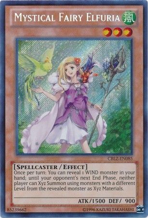 Mystical Fairy Elfuria CBLZ EN085 Secret Rare Unlimited Mystical Fairy Elfuria CBLZ EN085 Secret Rare Unlimited