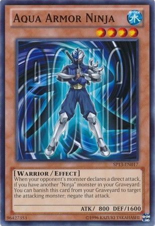 Aqua Armor Ninja SP13 EN017 Common Unlimited Aqua Armor Ninja SP13 EN017 Common Unlimited