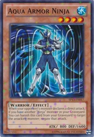 Aqua Armor Ninja SP13 EN017 Starfoil Rare Unlimited Aqua Armor Ninja SP13 EN017 Starfoil Rare Unlimited