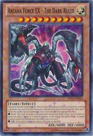 Arcana Force EX The Dark Ruler SP13 EN043 Starfoil Rare Unlimited Arcana Force EX The Dark Ruler SP13 EN043 Starfoil Rare Unlimited