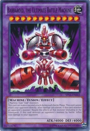 Barbaroid the Ultimate Battle Machine SP13 EN045 Common Unlimited Star Pack 2013 Unlimited Singles Barbaroid the Ultimate Battle Machine SP13 EN045 Common Unlimited Star Pack 2013 Unlimited Singles