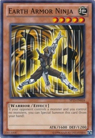 Earth Armor Ninja SP13 EN018 Common Unlimited Star Pack 2013 Unlimited Singles Earth Armor Ninja SP13 EN018 Common Unlimited Star Pack 2013 Unlimited Singles