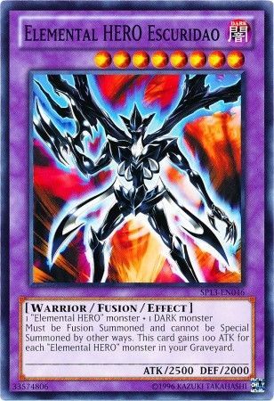 Elemental Hero Escuridao SP13 EN046 Common Unlimited Elemental Hero Escuridao SP13 EN046 Common Unlimited