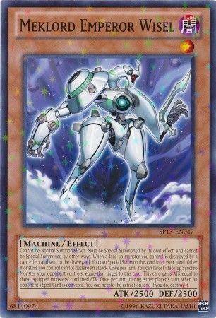 Meklord Emperor Wisel SP13 EN047 Starfoil Rare Unlimited Meklord Emperor Wisel SP13 EN047 Starfoil Rare Unlimited