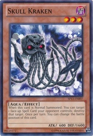 Skull Kraken SP13 EN007 Common Unlimited Skull Kraken SP13 EN007 Common Unlimited