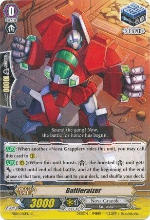 Battleraizer EB01 020EN Common C Extra Booster 1 Comic Style Singles Battleraizer EB01 020EN Common C Extra Booster 1 Comic Style Singles