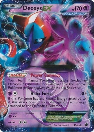 Deoxys EX (111/116) [Black & White: Plasma Freeze]