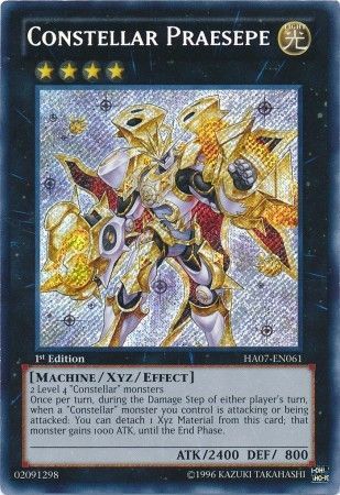 Constellar Praesepe HA07 EN061 Secret Rare 1st Edition Hidden Arsenal 7 Knight of Stars 1st Edition Singles Constellar Praesepe HA07 EN061 Secret Rare 1st Edition Hidden Arsenal 7 Knight of Stars 1st Edition Singles