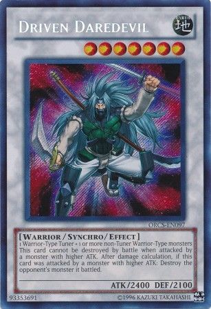 Driven Daredevil ORCS EN097 Secret Rare Unlimited Driven Daredevil ORCS EN097 Secret Rare Unlimited